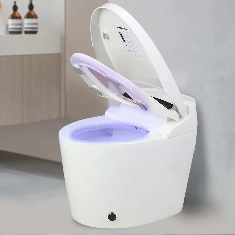 Smart Toilet, Bidet Toilet, Smart toilet with Bidet Built in, with Automatic Sensor Flushing Design, Adjustable Heated Seat, Ene
Smart Toilet, Bidet Toilet, Smart toilet with Bidet Built in, with Automatic Sensor Flushing Design, Adjustable Heated Seat, Ene