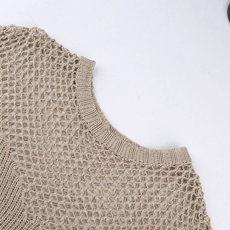 Knitted for Butterfly Pattern Hollow Out Sweater Pullover Casual Loose Long Sleeve Pullover Summer Drop Shoulder Knit To P8DB
Knitted for Butterfly Pattern Hollow Out Sweater Pullover Casual Loose Long Sleeve Pullover Summer Drop Shoulder Knit To P8DB