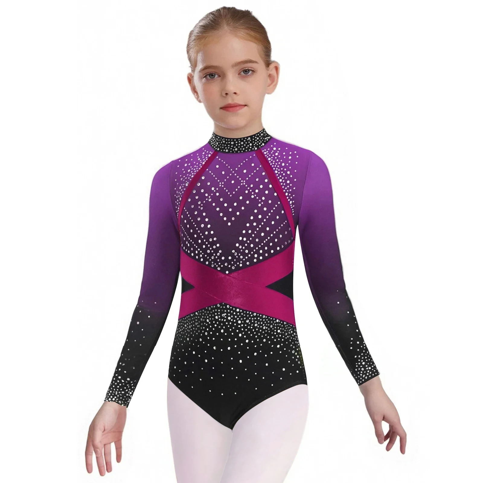 3Pcs/Set Kids Girls Gymnastics Figure Skating Dance Wear Long Sleeve Sparkly Rhinestone Ballet Dance Leotard+Vest Top+Leggings
3Pcs/Set Kids Girls Gymnastics Figure Skating Dance Wear Long Sleeve Sparkly Rhinestone Ballet Dance Leotard+Vest Top+Leggings