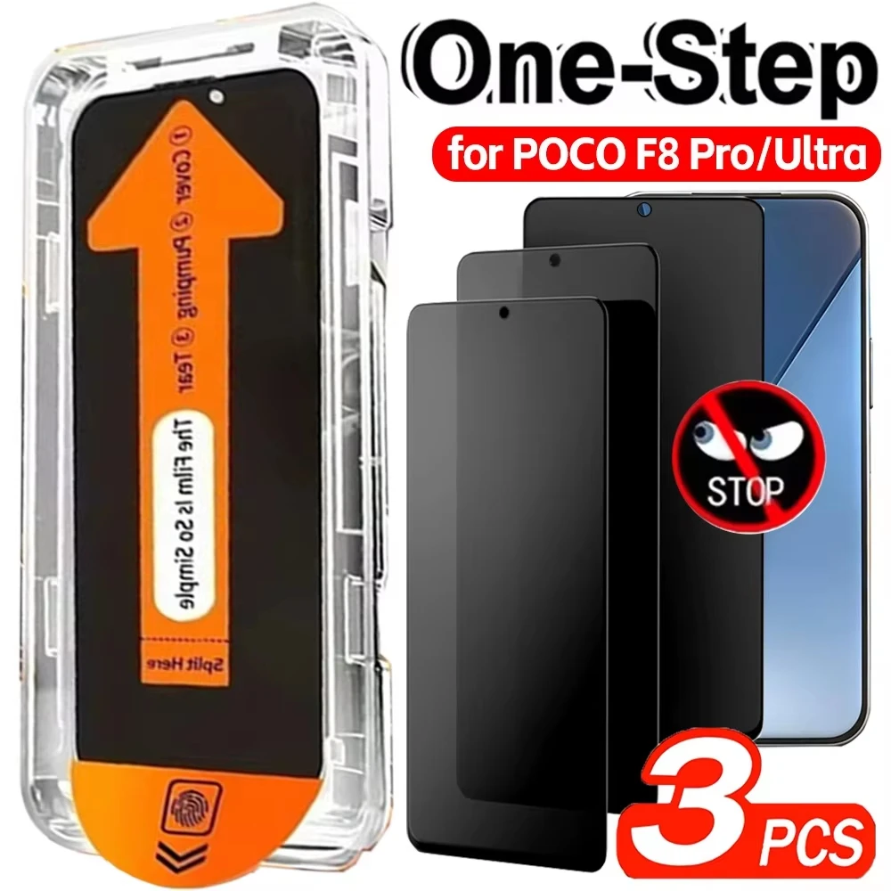 Easy To Install Privacy Tempered Glass For Xiaomi Poco X8 Pro Max F8 Pro F8 Ultra Anti-Spy Screen Protector Anti-scratch Film
Easy To Install Privacy Tempered Glass For Xiaomi Poco X8 Pro Max F8 Pro F8 Ultra Anti-Spy Screen Protector Anti-scratch Film