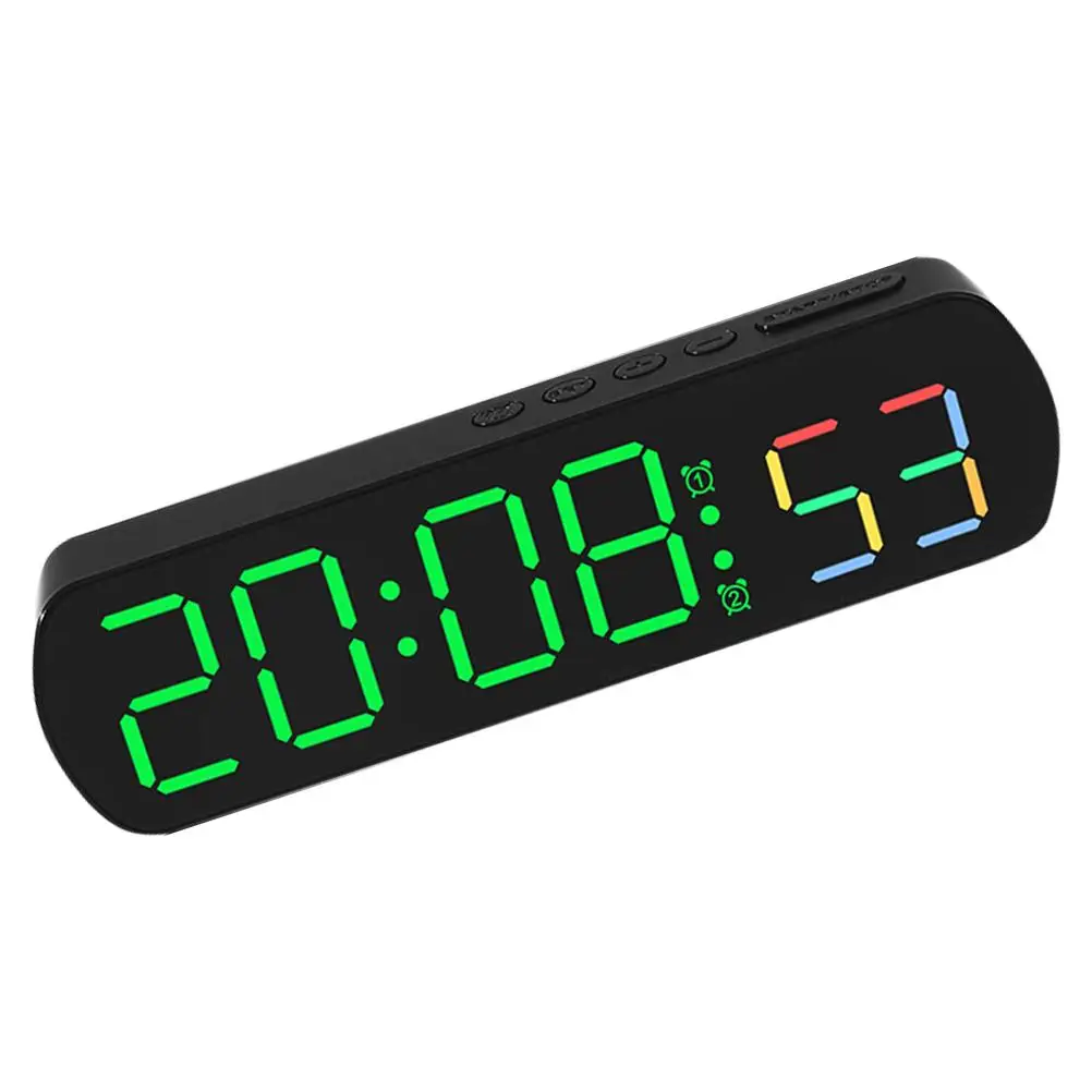 Clock Multifunctional Clocks for Bedroom Alarm Small Digital Green Light LED Mirror
Clock Multifunctional Clocks for Bedroom Alarm Small Digital Green Light LED Mirror