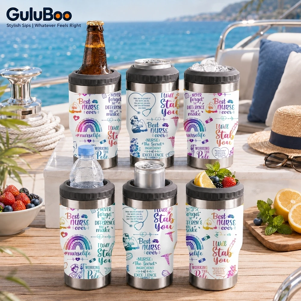 Nurse Quote Collage Vacuum Flasks 4-in-1 Insulated Beer Can Cooler Double-Wall Stainless Steel Coozie Travel Tumbler Coffee Cup
Nurse Quote Collage Vacuum Flasks 4-in-1 Insulated Beer Can Cooler Double-Wall Stainless Steel Coozie Travel Tumbler Coffee Cup