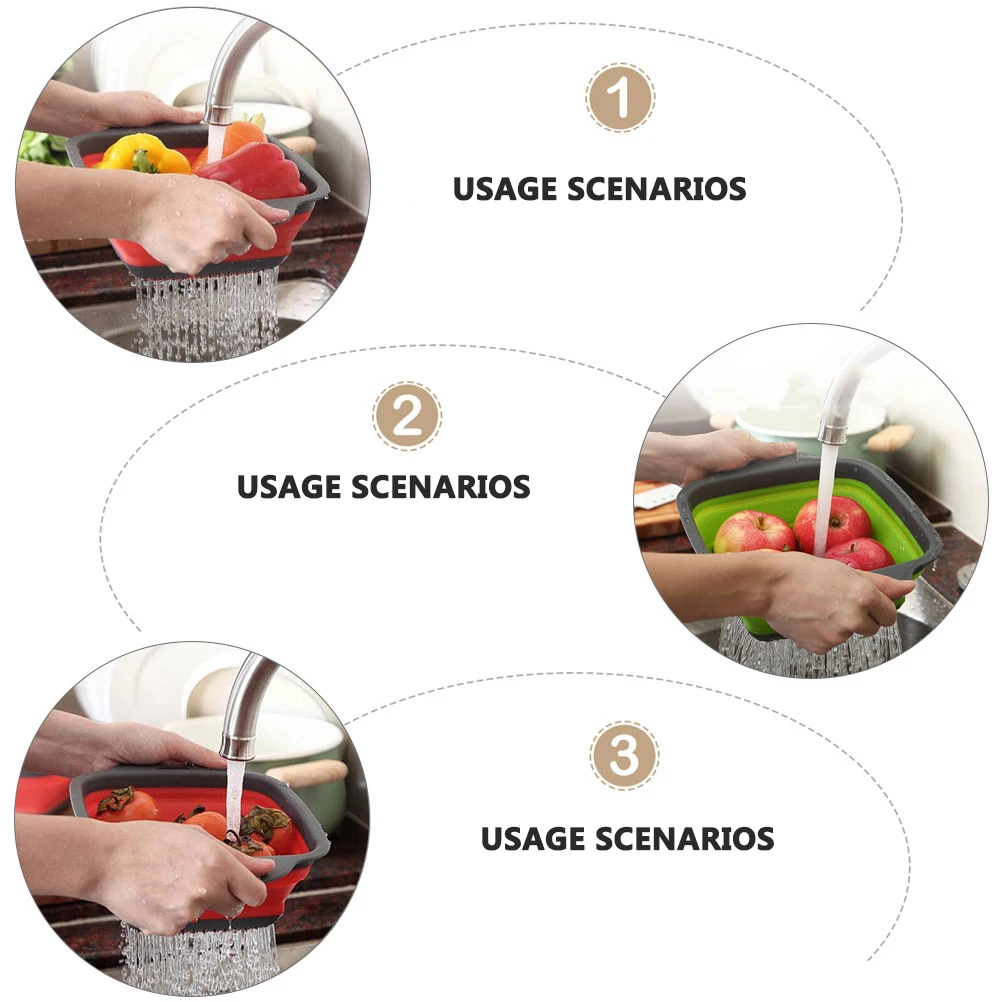 2Pcs Foldable Basket Kitchen Supplies PP Household Drain Baskets Material Fruit Holder Drain Rack Household
2Pcs Foldable Basket Kitchen Supplies PP Household Drain Baskets Material Fruit Holder Drain Rack Household