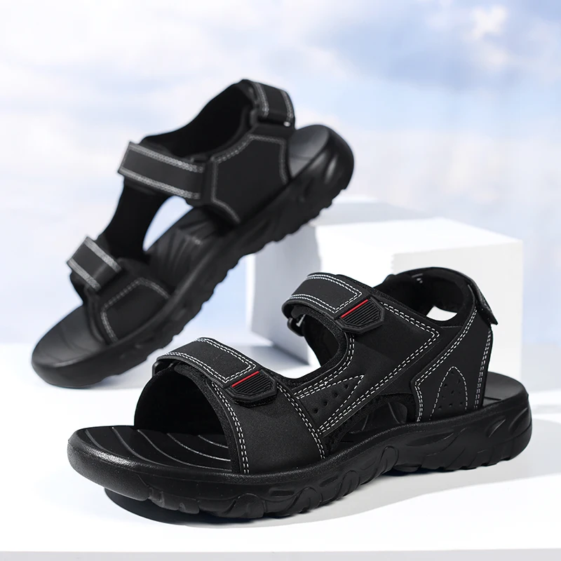 YRZL Men's Sandals Summer Comfortable Beach Flip Flops Soft PU Leather Roman Sandals for Men Anti-Slip Outdoor Plus Size Sandals
YRZL Men's Sandals Summer Comfortable Beach Flip Flops Soft PU Leather Roman Sandals for Men Anti-Slip Outdoor Plus Size Sandals