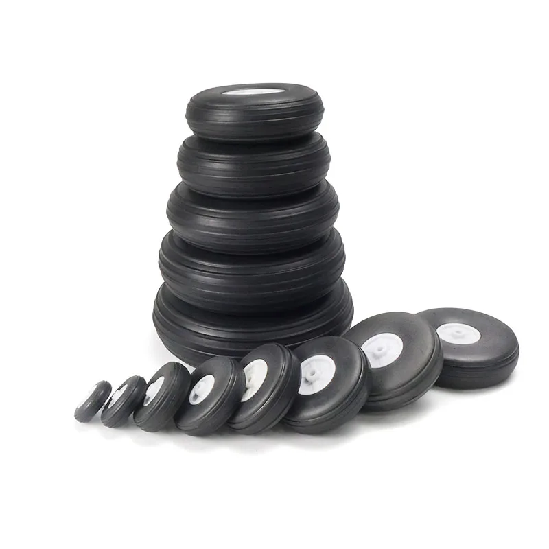 2PCS High Elastic PU Rubber Wheel Diameter 1/1.5/2/2.25/2.5/2.75/3.0/3.5/4/4.5/5 inch for Rc Fixed-Wing Airplane Model DIY Tires
2PCS High Elastic PU Rubber Wheel Diameter 1/1.5/2/2.25/2.5/2.75/3.0/3.5/4/4.5/5 inch for Rc Fixed-Wing Airplane Model DIY Tires