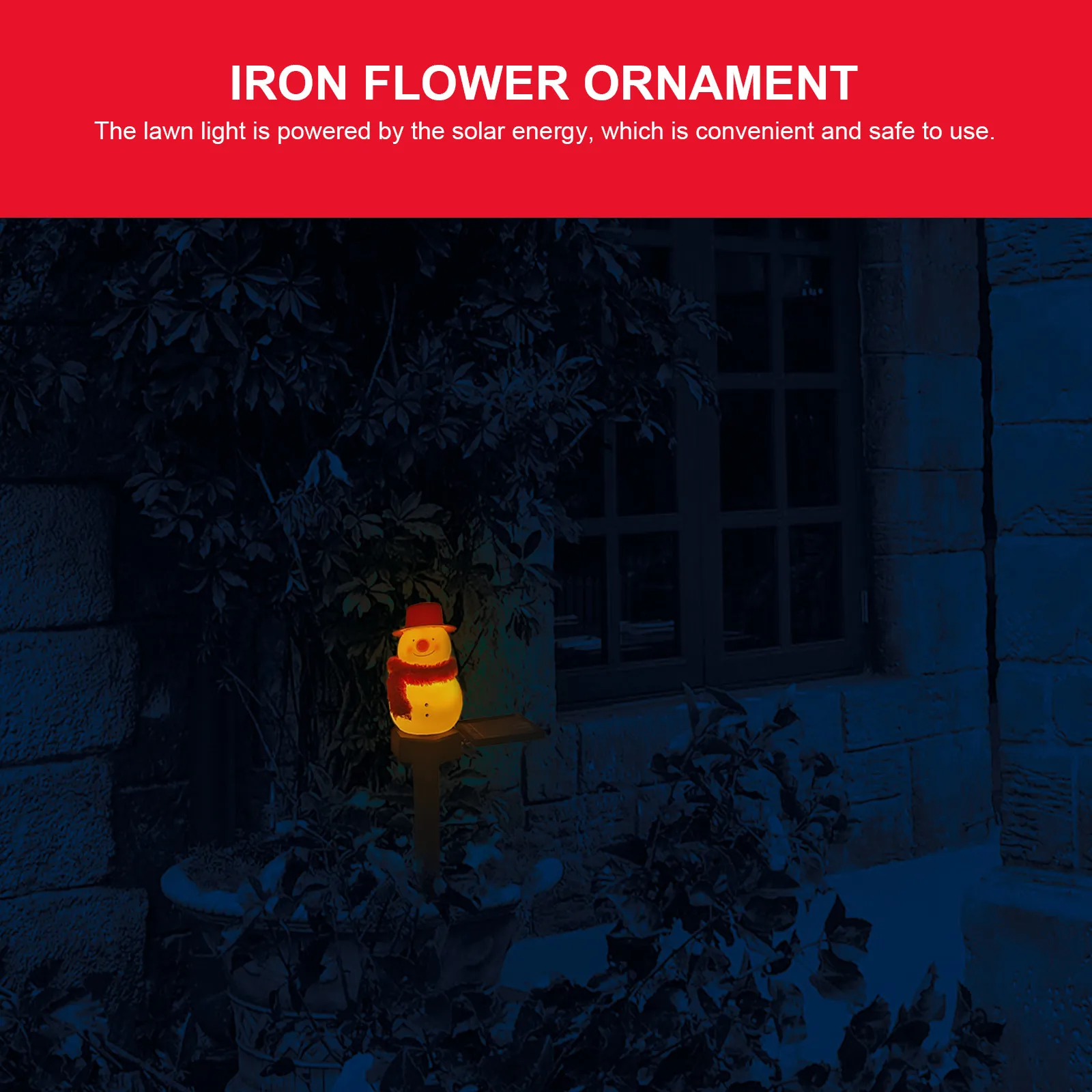 Garden Lights Solar Decorations Decorative Red Lawn Ground Inserting Lamp outside
Garden Lights Solar Decorations Decorative Red Lawn Ground Inserting Lamp outside