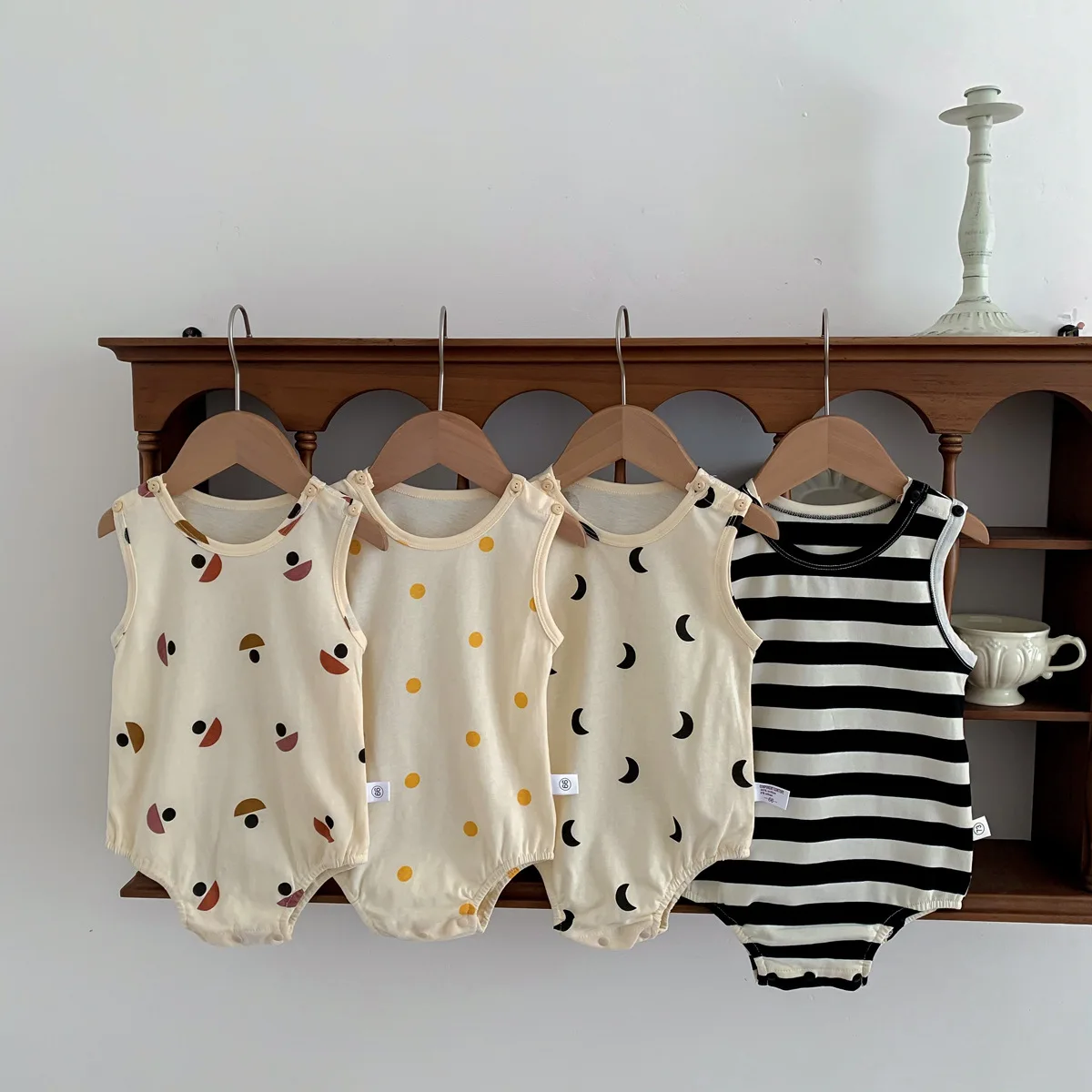 Sling Jumpsuits Summer Newborn Clothes Infant Boys Girls Thin Cute Fashion Pajamas Baby Full Printed Sleeveless Triangle Romper
Sling Jumpsuits Summer Newborn Clothes Infant Boys Girls Thin Cute Fashion Pajamas Baby Full Printed Sleeveless Triangle Romper