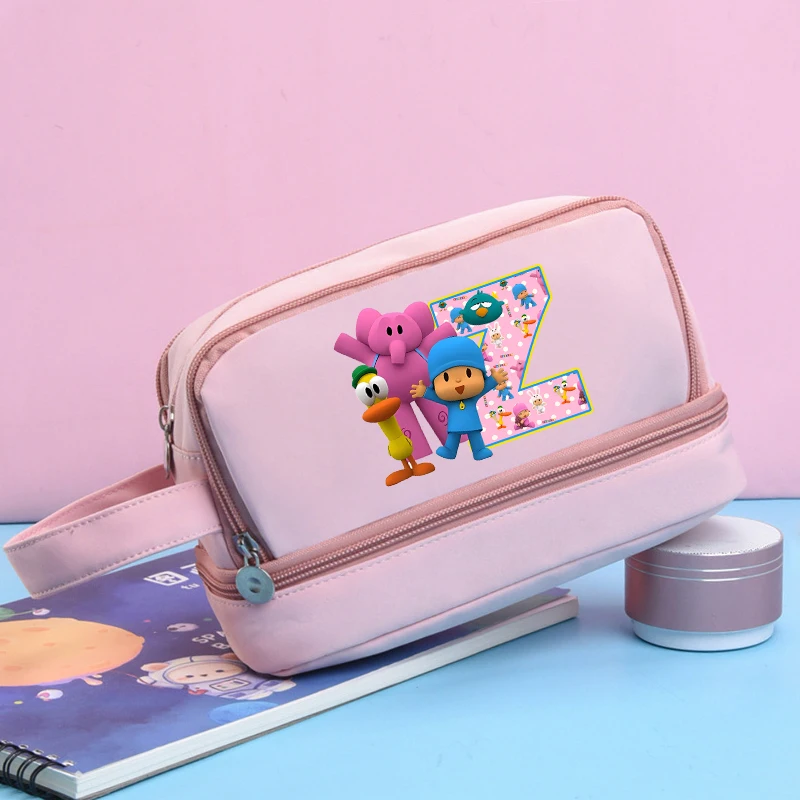 Pocoyos Series Large Capacity Pencil Case Multi Layer Cartoon A-Z Pen Holder Bag for Students Stationery Supplies Birthday Gifts
Pocoyos Series Large Capacity Pencil Case Multi Layer Cartoon A-Z Pen Holder Bag for Students Stationery Supplies Birthday Gifts