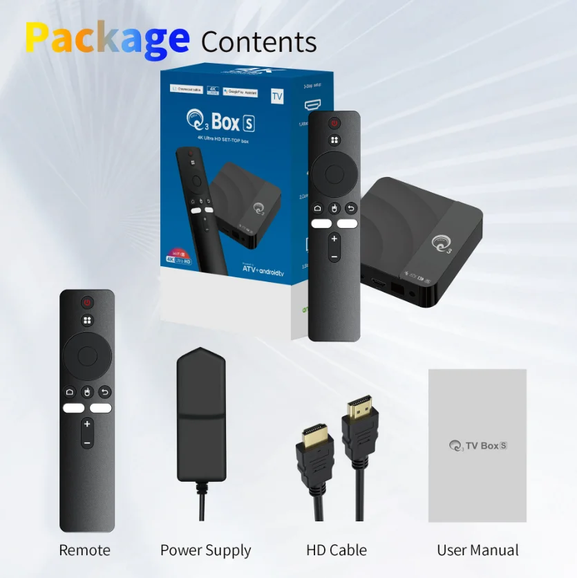 Android Smart TV Box Q3 Android 16 Set-Top Box Allwinner H313 Dual-Band WiFi 5G 1G RAM 8G Flash 4K Google Voice Streaming Player
Android Smart TV Box Q3 Android 16 Set-Top Box Allwinner H313 Dual-Band WiFi 5G 1G RAM 8G Flash 4K Google Voice Streaming Player