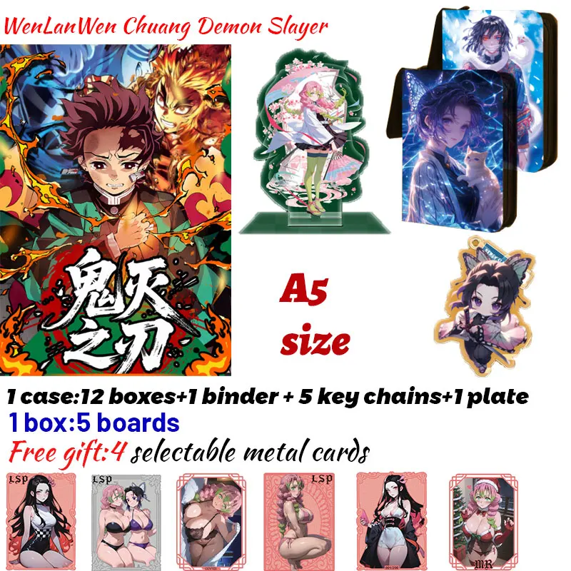 Новейшая коллекционная карта WenLanWenChuang Demon Slayer A6 Borads 2025 года Shinobu, японское аниме, коллекция Mitsuri, хобби, подарок
Новейшая коллекционная карта WenLanWenChuang Demon Slayer A6 Borads 2025 года Shinobu, японское аниме, коллекция Mitsuri, хобби, подарок