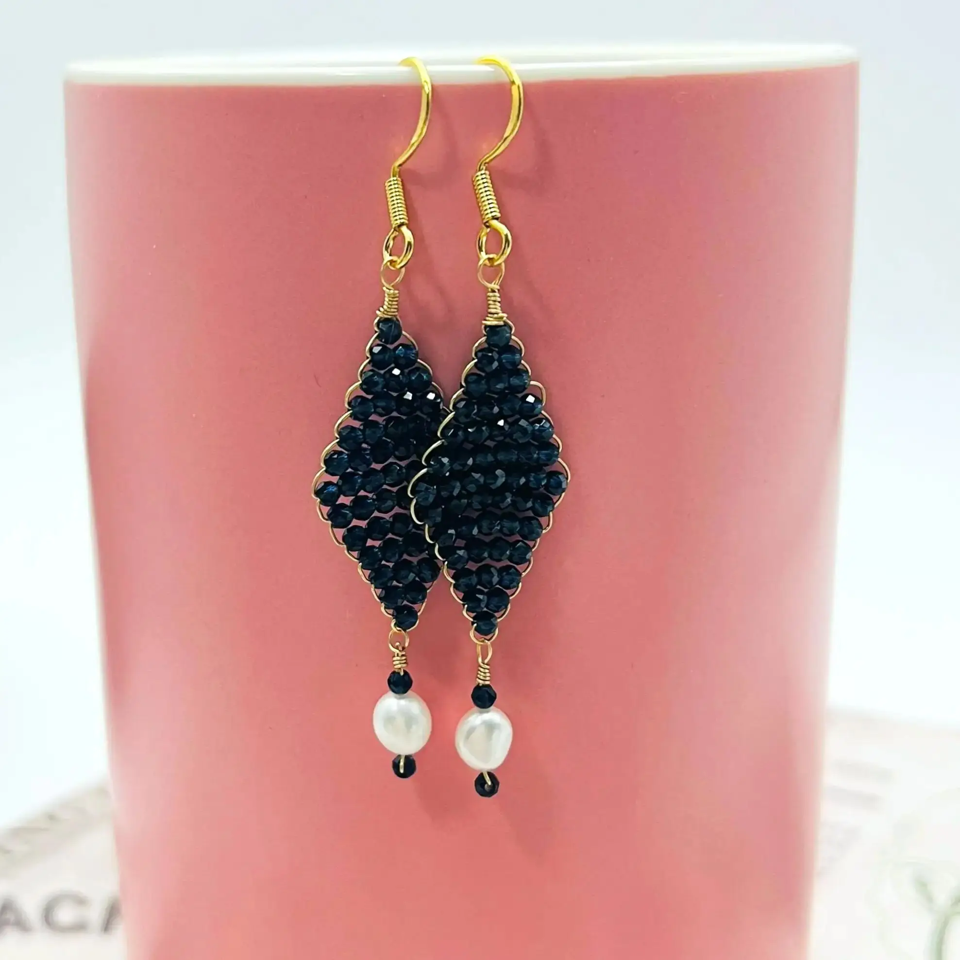 JUNYE Handmade Women's Jewelry Diamond-Shape Crystal 5-6mm White Natural Pearl Earrings for Daily Party Wedding Holiday Gifts
JUNYE Handmade Women's Jewelry Diamond-Shape Crystal 5-6mm White Natural Pearl Earrings for Daily Party Wedding Holiday Gifts