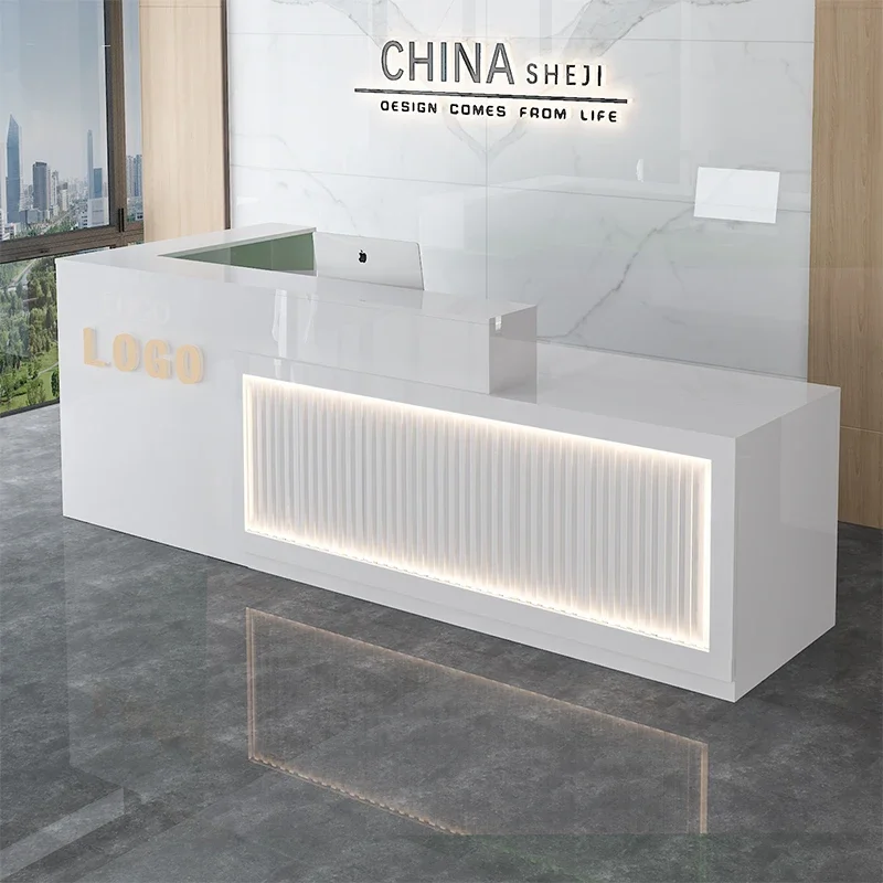 Wood Reception Desk Counter Decorations Nordic Beauty Hair Salon Reception Desk Counter Modern Luxury Trendy Salon Furniture
Wood Reception Desk Counter Decorations Nordic Beauty Hair Salon Reception Desk Counter Modern Luxury Trendy Salon Furniture
