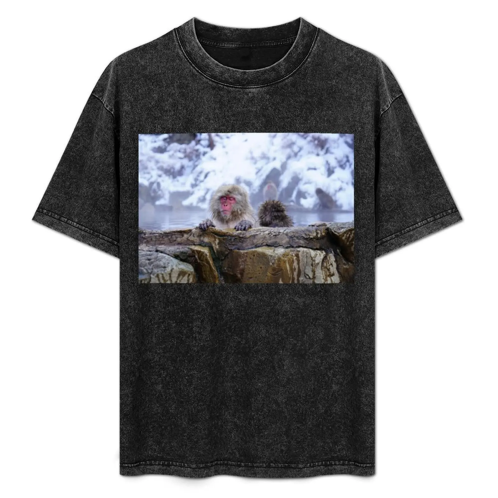 Snow Monkey T-Shirt Simple Casual Short Sleeve Cotton T-Shirt
Snow Monkey T-Shirt Simple Casual Short Sleeve Cotton T-Shirt