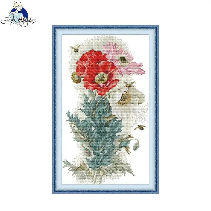 Набор для вышивания крестиком Joy Sunday Poppy HD, предварительно напечатанный/неотпечатанный канвас Aida 16/14/11CT, нитки DMC, набор для рукоделия, новый
Набор для вышивания крестиком Joy Sunday Poppy HD, предварительно напечатанный/неотпечатанный канвас Aida 16/14/11CT, нитки DMC, набор для рукоделия, новый