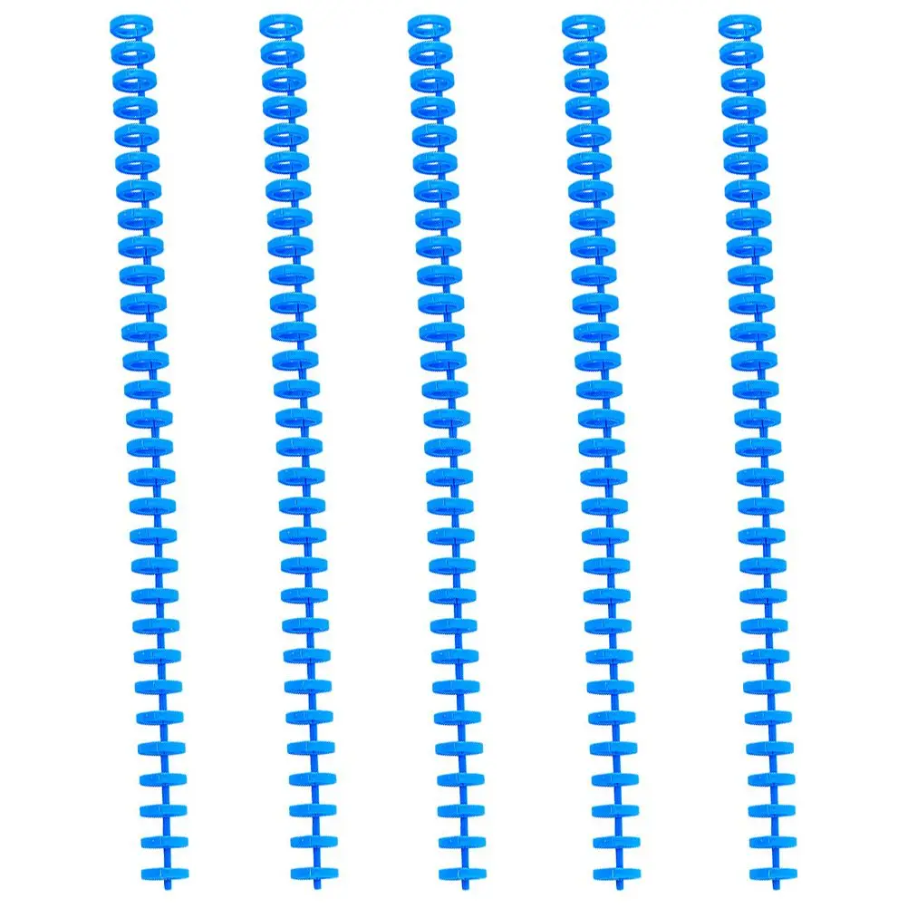 5 Pcs Plastic Loose Leaf Ring Spiral Notebook Coils Comb Bindings Ideal Corporate Office Files
5 Pcs Plastic Loose Leaf Ring Spiral Notebook Coils Comb Bindings Ideal Corporate Office Files