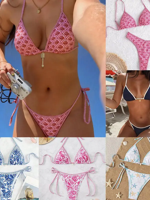 Новый женский раздельный купальник-бикини 2025 года с принтом, сексуальный, разноцветный, для спорта, йоги и фитнеса, для фанатов.
Новый женский раздельный купальник-бикини 2025 года с принтом, сексуальный, разноцветный, для спорта, йоги и фитнеса, для фанатов.