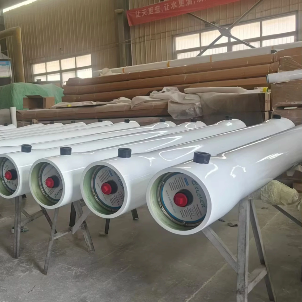 8040-6 element FRP RO Membrane Housing Side Port Reverse Osmosis System 80-300 Membrane Pressure Vessels
8040-6 element FRP RO Membrane Housing Side Port Reverse Osmosis System 80-300 Membrane Pressure Vessels