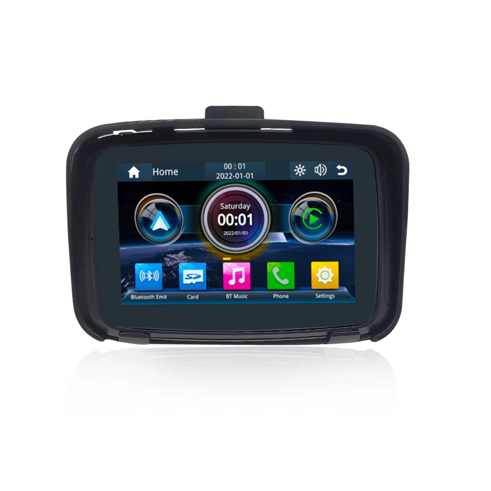 Universal 5 Inch Wireless CarPlay Motorcycle Navigation Motorbike Navigation Motor Android Auto Motorcycle
Universal 5 Inch Wireless CarPlay Motorcycle Navigation Motorbike Navigation Motor Android Auto Motorcycle