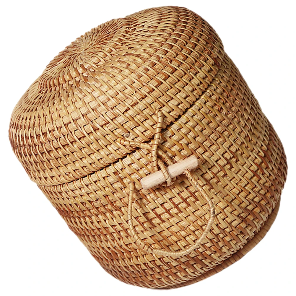Tea Storage Box H woven Rattan Basket 18x18cm Round Design Fruits Snacks Kitchen Storage Container Tea Holder
Tea Storage Box H woven Rattan Basket 18x18cm Round Design Fruits Snacks Kitchen Storage Container Tea Holder