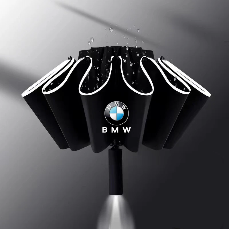 Automatic Umbrella with LED Reflective Strip Umbrella for BMW F10 F11 F20 F30 X3 X4 X5 X6 X7 E46 E36 E39 E60 E53 E87 E90 G30 G20
Automatic Umbrella with LED Reflective Strip Umbrella for BMW F10 F11 F20 F30 X3 X4 X5 X6 X7 E46 E36 E39 E60 E53 E87 E90 G30 G20