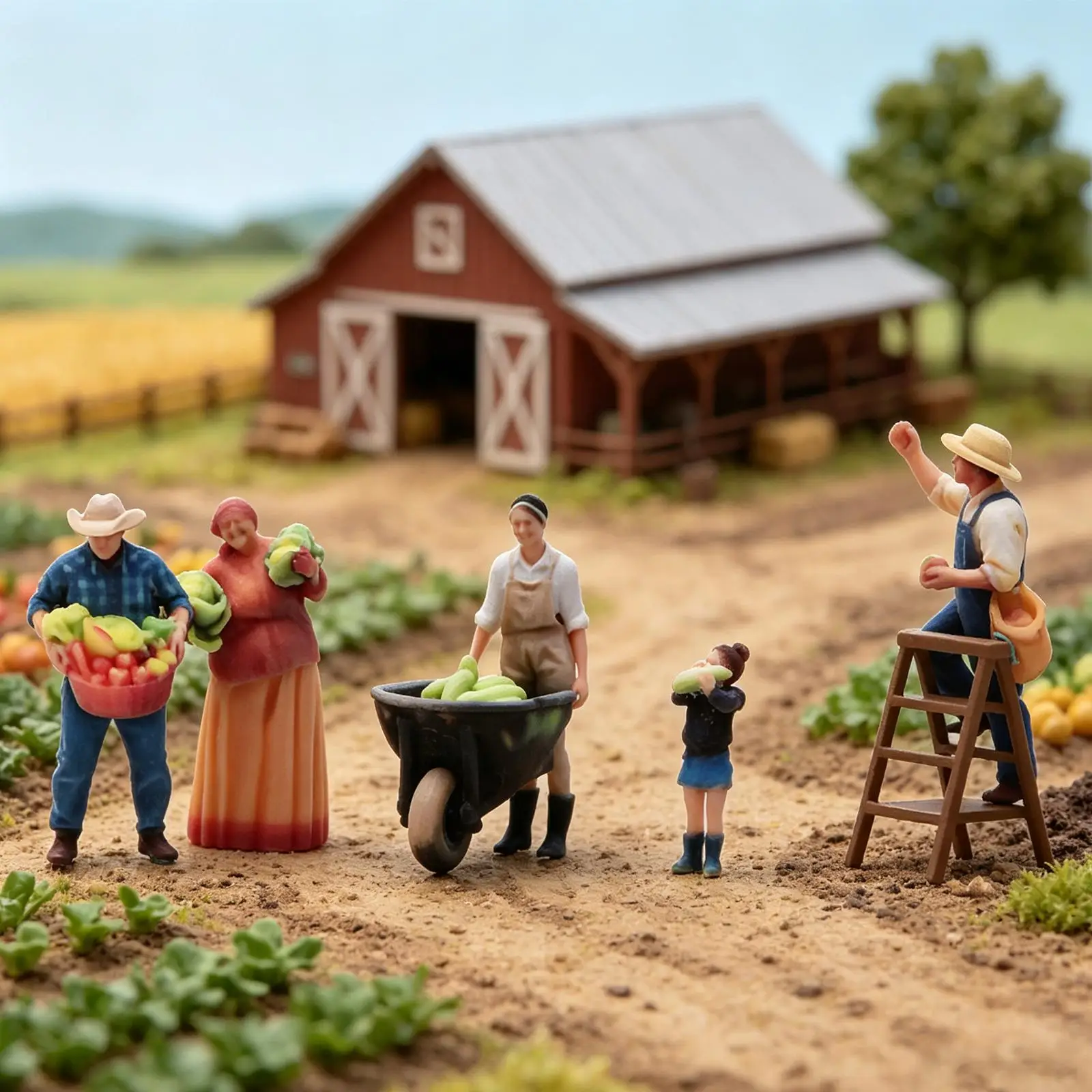 1:64 Scale Miniature Figures The Farm Family Collectibles Tiny Mini Models
1:64 Scale Miniature Figures The Farm Family Collectibles Tiny Mini Models