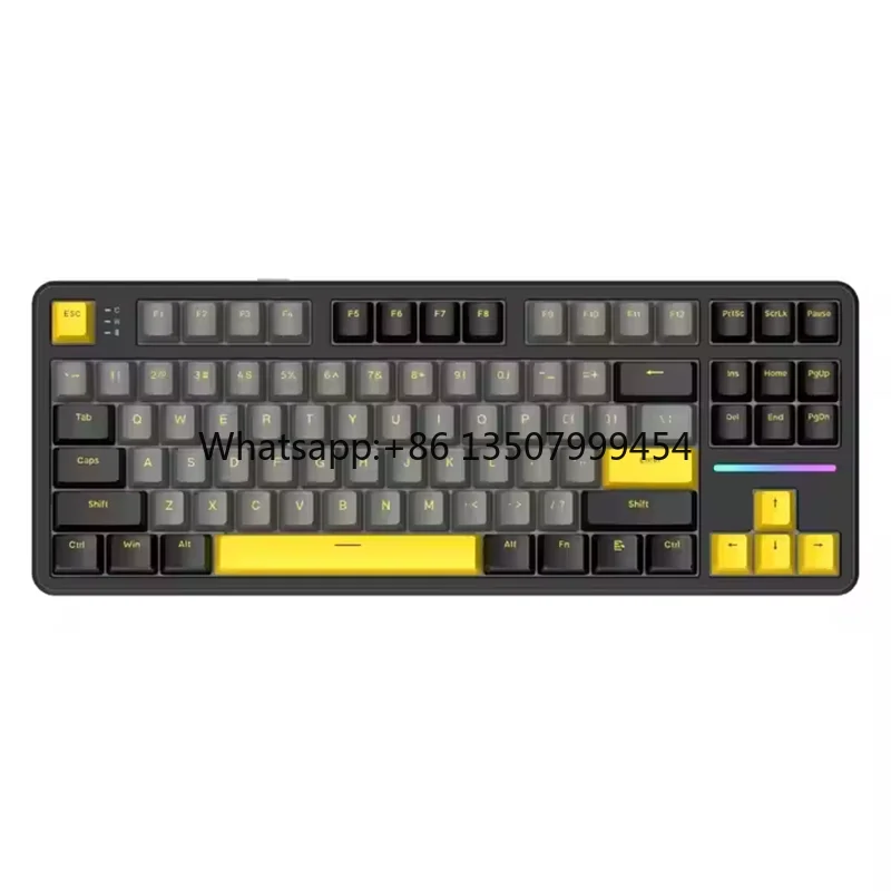 Attack Shark X87 BT Tri-mode Wireless Gasket Mechanical Gaming RGB Customized Side Carved English 87-Key Keyboard
Attack Shark X87 BT Tri-mode Wireless Gasket Mechanical Gaming RGB Customized Side Carved English 87-Key Keyboard