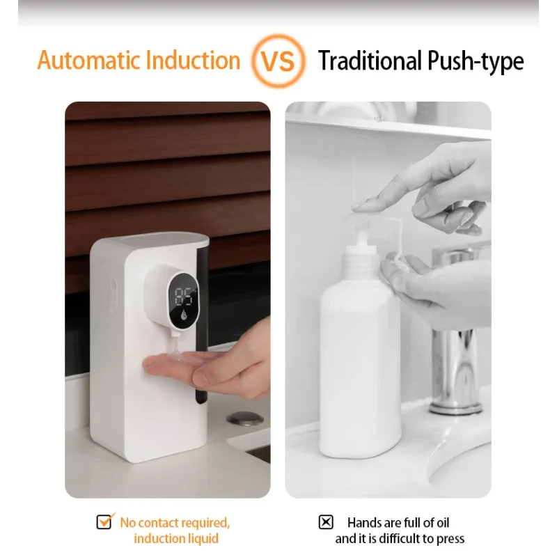 Автоматический дозатор жидкого мыла 500 мл Настенный дозатор мыла, бесконтактный дозатор мыла для рук и посуды для ванной комнаты, кухни
Автоматический дозатор жидкого мыла 500 мл Настенный дозатор мыла, бесконтактный дозатор мыла для рук и посуды для ванной комнаты, кухни