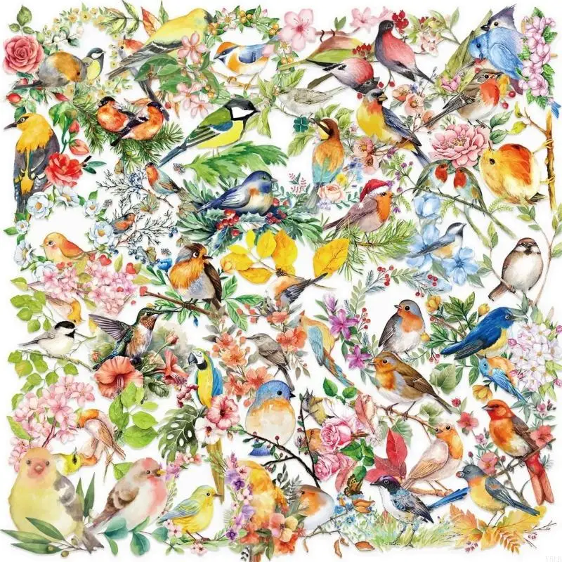 Y5LB 50 Sheets Reward Sticker Watercolor Bird Graffiti Sticker Decorative Sticker
Y5LB 50 Sheets Reward Sticker Watercolor Bird Graffiti Sticker Decorative Sticker