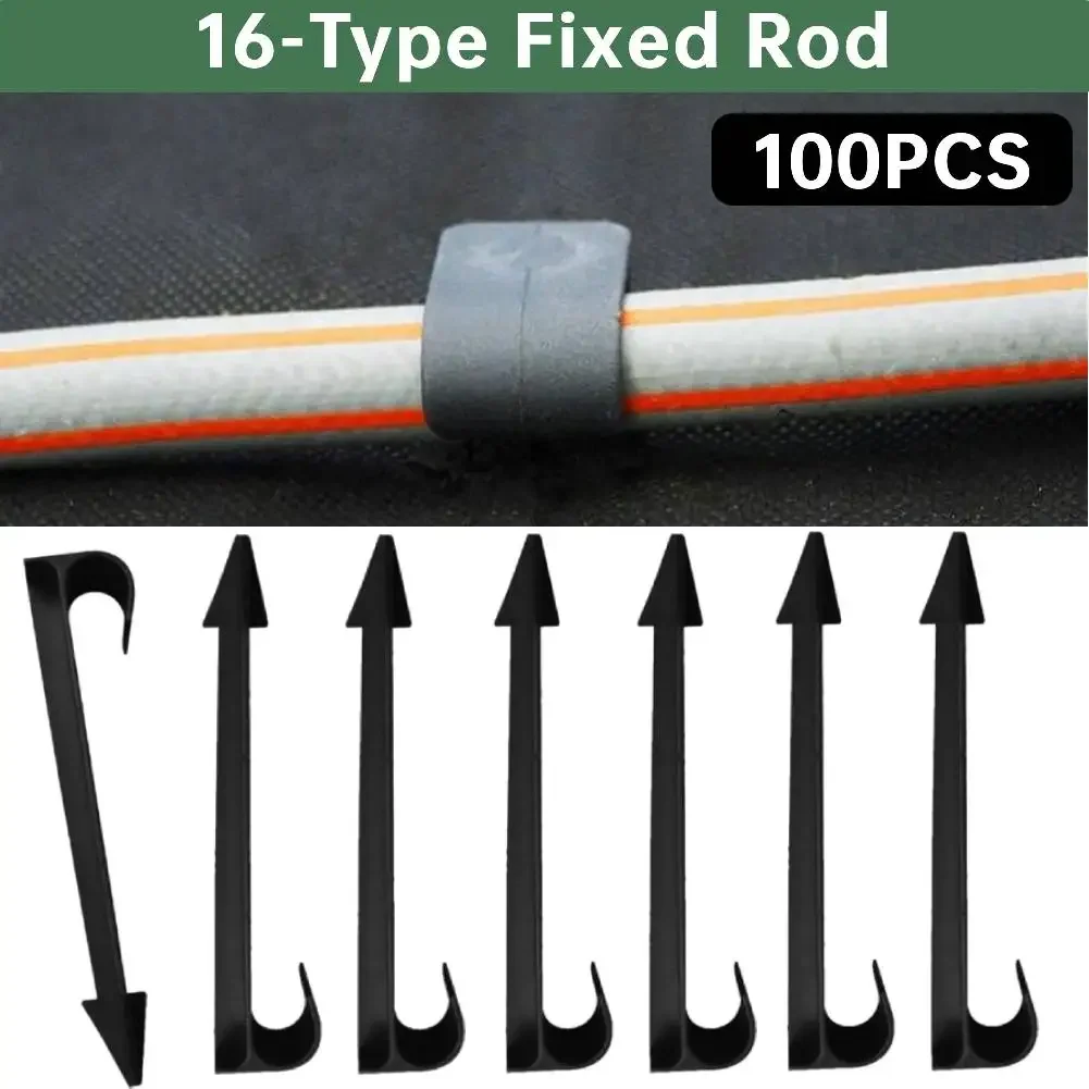 100pcs Hose Anchors 16mm Fixed Stakes Gardening Tools for PE Tubing Holder Pipe for Farm Lawn Tent Flower Pot Garden Irrigation
100pcs Hose Anchors 16mm Fixed Stakes Gardening Tools for PE Tubing Holder Pipe for Farm Lawn Tent Flower Pot Garden Irrigation