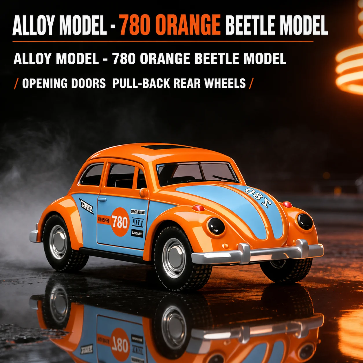 1:36 Scale Die-Cast Beetle Model, Pull-Back & Opening Doors, Alloy Car for Display & Collectible, Ideal Enthusiasts Gift
1:36 Scale Die-Cast Beetle Model, Pull-Back & Opening Doors, Alloy Car for Display & Collectible, Ideal Enthusiasts Gift