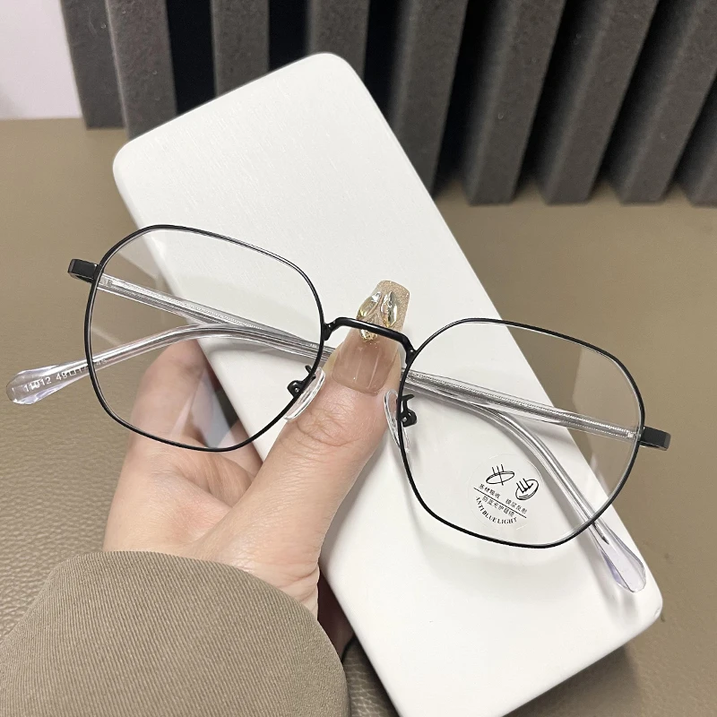 Polygon Shape Glasses Frame for Women Korean Style Anti Blue Light Eyeglasses Office Computer Glasses for Women
Polygon Shape Glasses Frame for Women Korean Style Anti Blue Light Eyeglasses Office Computer Glasses for Women