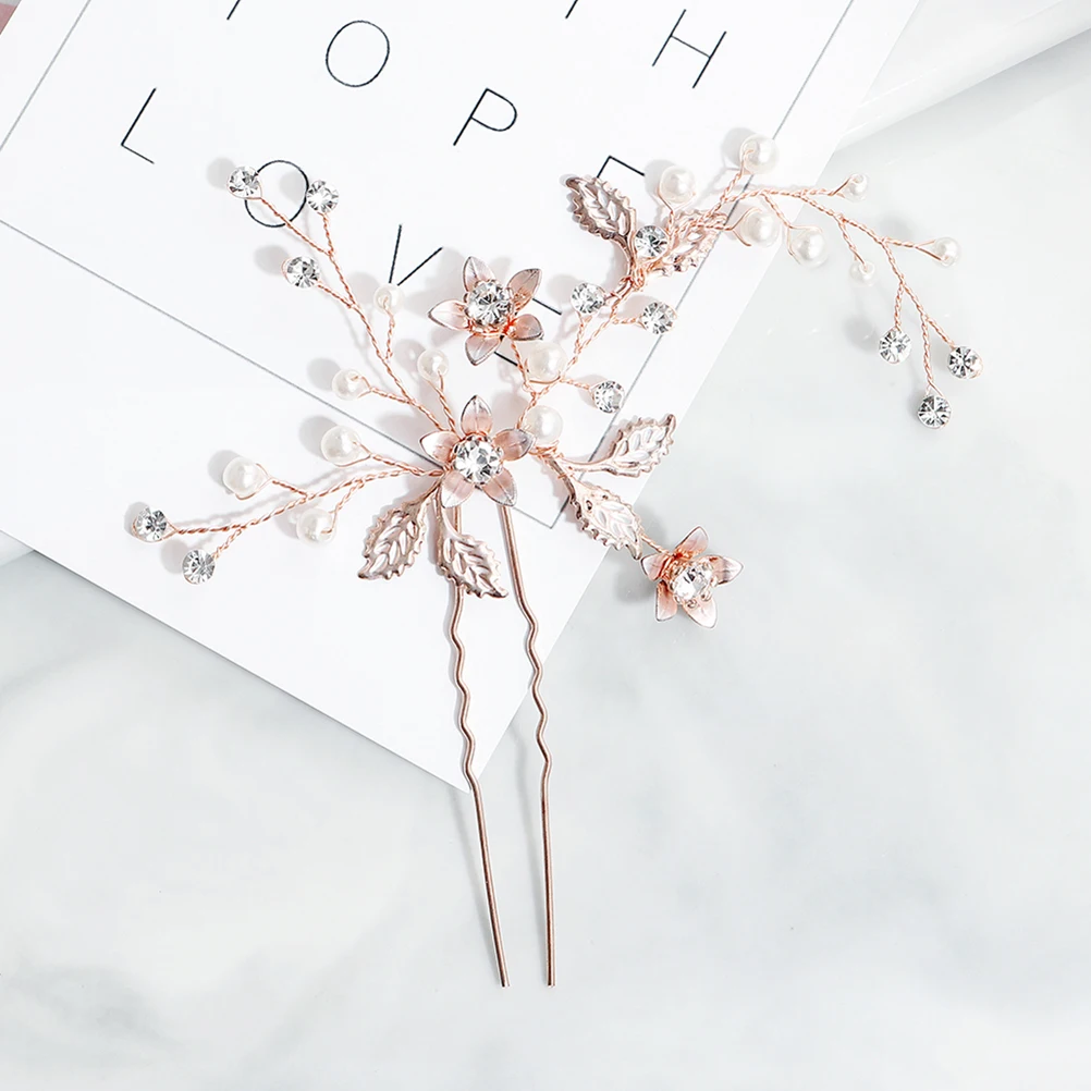 Pearl Hairpins U shaped Bridal Accessories Women Fashion Wedding Clips Crystal Flower Safe Durable Decorative Haircuts Brides
Pearl Hairpins U shaped Bridal Accessories Women Fashion Wedding Clips Crystal Flower Safe Durable Decorative Haircuts Brides