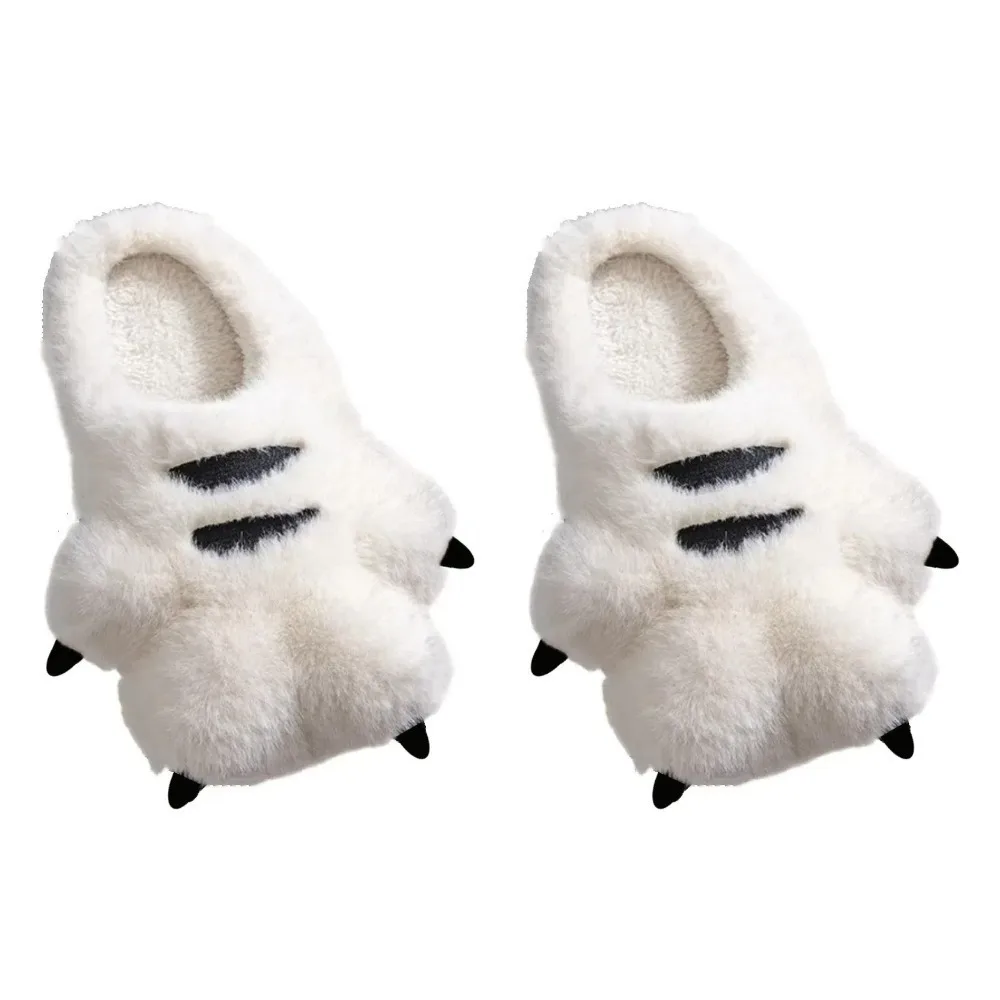 Fashion Cartoon Tiger Claw Slippers Bear Paw Anti Slip Platform Flip Flops Homewear Cute Plush Slides Wen Women
Fashion Cartoon Tiger Claw Slippers Bear Paw Anti Slip Platform Flip Flops Homewear Cute Plush Slides Wen Women