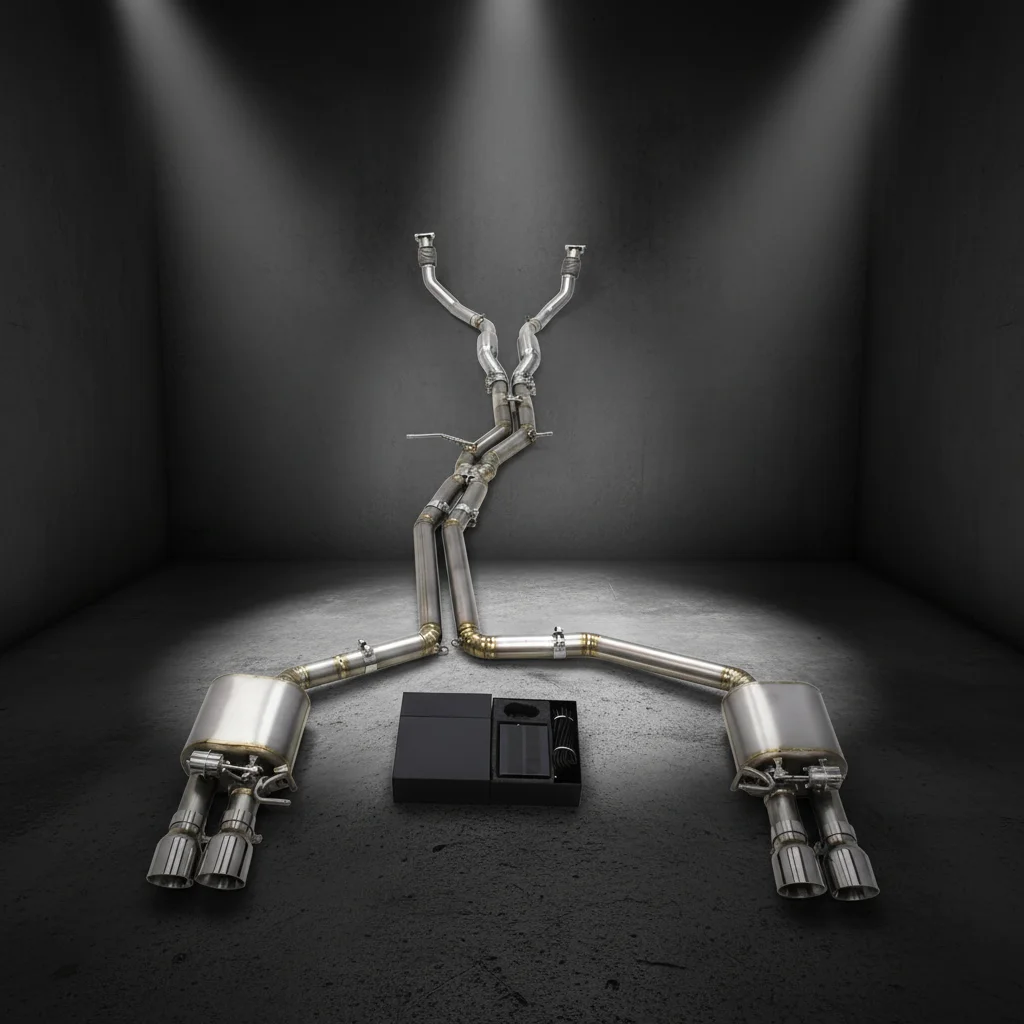 Auto Valved Catback Exhaust for S4/S5 B8 3.0T 2013-2019 Escape Titanium Exhaust Muffler Pipe with Remote Kits
Auto Valved Catback Exhaust for S4/S5 B8 3.0T 2013-2019 Escape Titanium Exhaust Muffler Pipe with Remote Kits