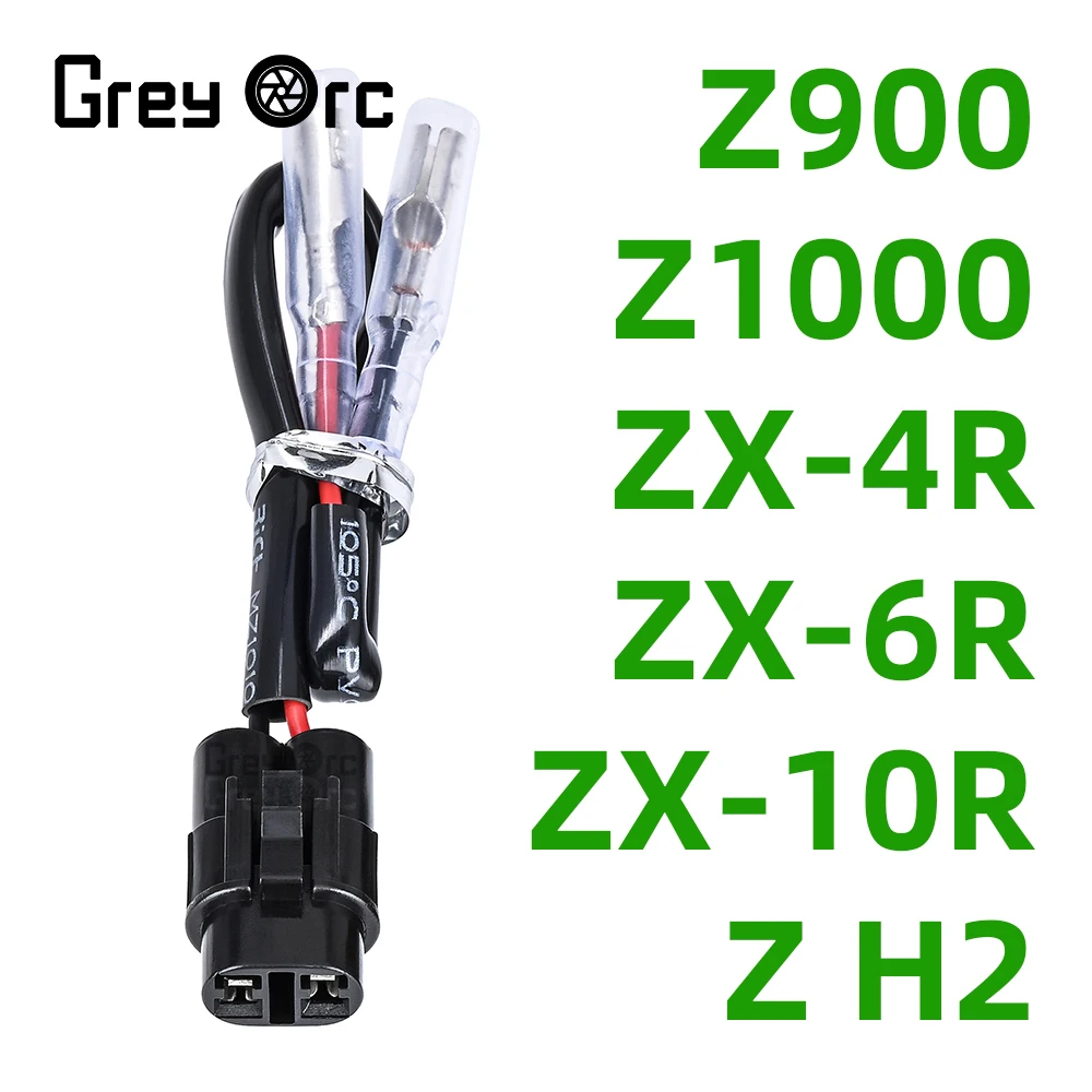 Motorcycle License Plate Light Wire Adapter For Kawasaki Ninja ZX4R ZX6R ZX10R Z1000 Z900 1000SX ZH2 Plug Connector Cable
Motorcycle License Plate Light Wire Adapter For Kawasaki Ninja ZX4R ZX6R ZX10R Z1000 Z900 1000SX ZH2 Plug Connector Cable