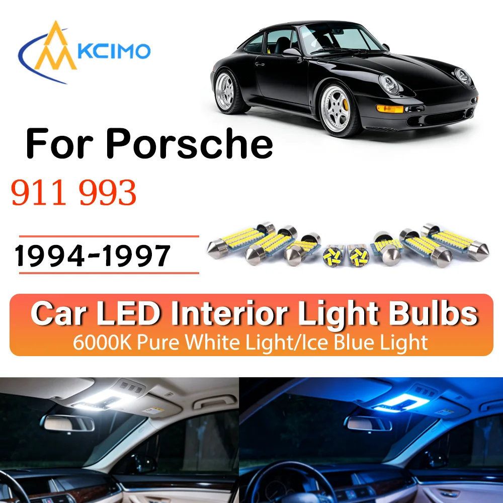 High Quality LED Interior Lights For Porsche 911 993 1994-1997 Two Colors Choice Super Bright Easy Install Decor
High Quality LED Interior Lights For Porsche 911 993 1994-1997 Two Colors Choice Super Bright Easy Install Decor