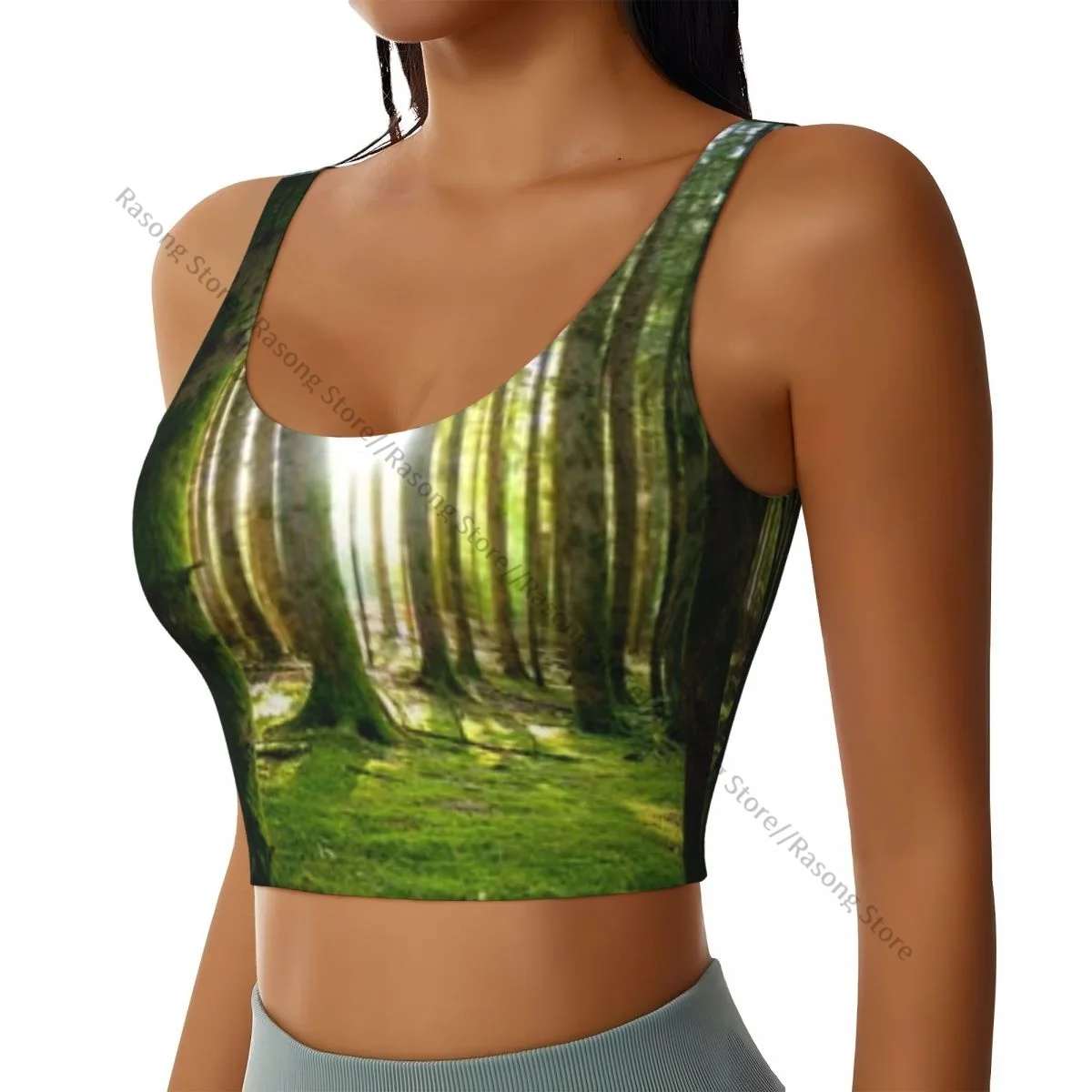 Women Sports Vest Scenic Scenery With Sunbeams In The Forest Sunny Day Morning Print Female Streetwear Lingerie Tee Crop Top
Women Sports Vest Scenic Scenery With Sunbeams In The Forest Sunny Day Morning Print Female Streetwear Lingerie Tee Crop Top
