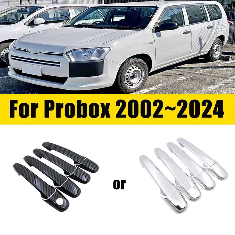 Для Toyota Probox XP50 XP160 2002 ~ 2024 противоугонная дверная ручка с защитой от царапин, накладка на дверь, чехлы из углеродного волокна, хромированные автомобильные аксессуары
Для Toyota Probox XP50 XP160 2002 ~ 2024 противоугонная дверная ручка с защитой от царапин, накладка на дверь, чехлы из углеродного волокна, хромированные автомобильные аксессуары