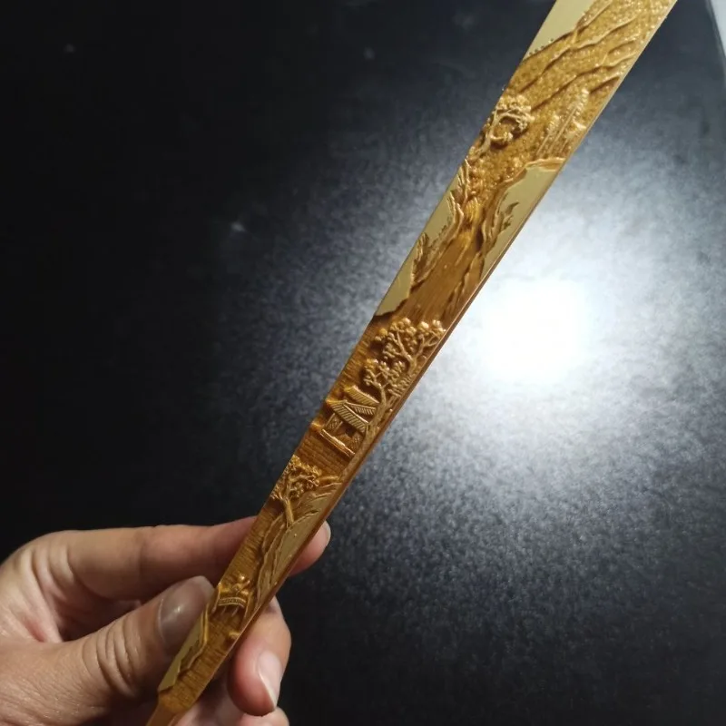 Yuzhu folding fan, Liuqing bamboo carving fan relief process
Yuzhu folding fan, Liuqing bamboo carving fan relief process