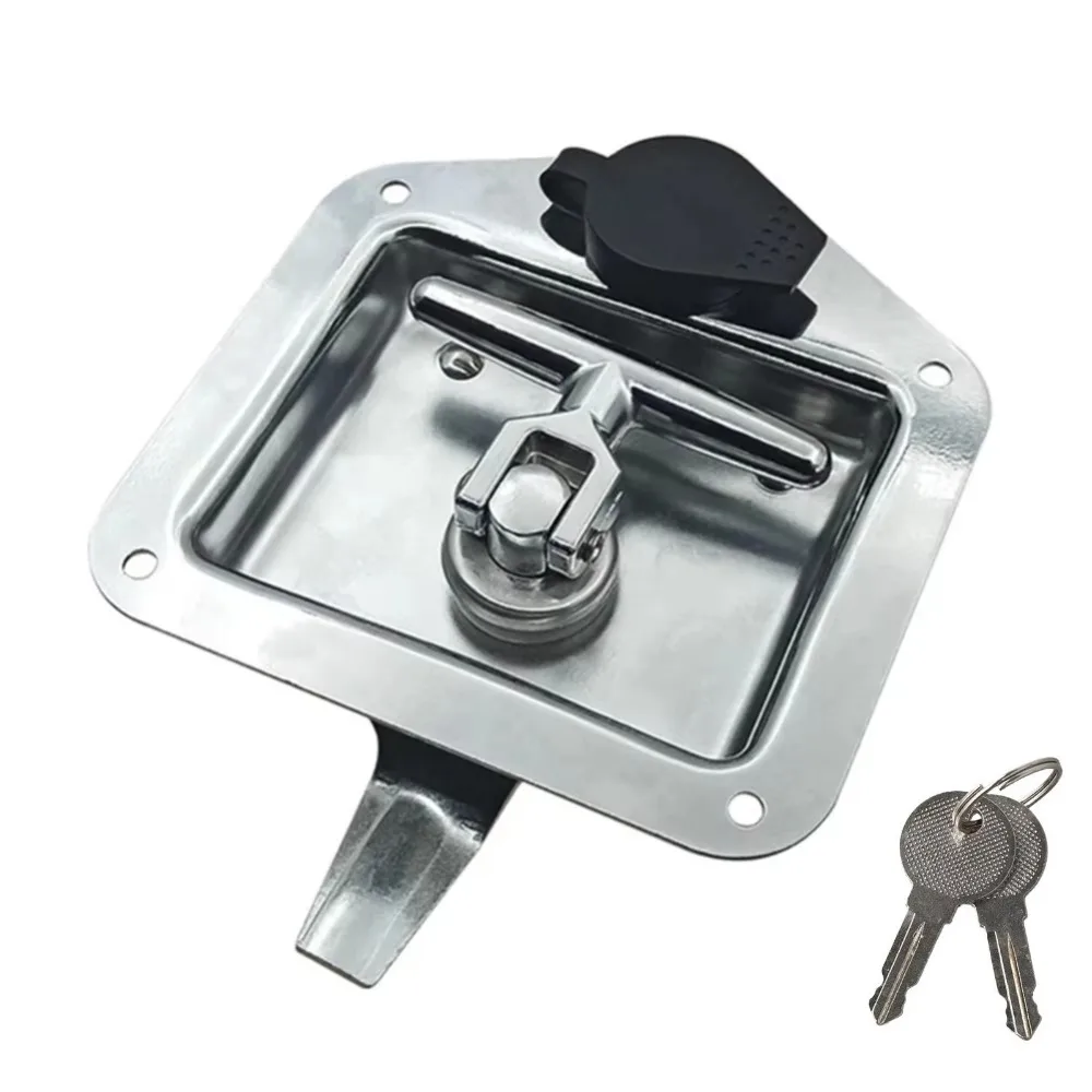 Heavy Duty Folding Lock Compact High-grade Material Trailer Door Lock Portable Design Black Stainless Steel Lock
Heavy Duty Folding Lock Compact High-grade Material Trailer Door Lock Portable Design Black Stainless Steel Lock