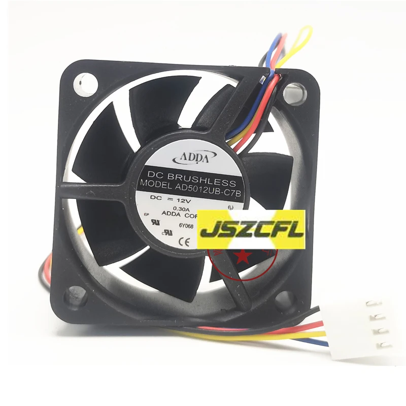 1PC ADDA AD5012UB-C7B DC12V 0.30A 5020 4-wire speed measurement switch cooling fan
1PC ADDA AD5012UB-C7B DC12V 0.30A 5020 4-wire speed measurement switch cooling fan