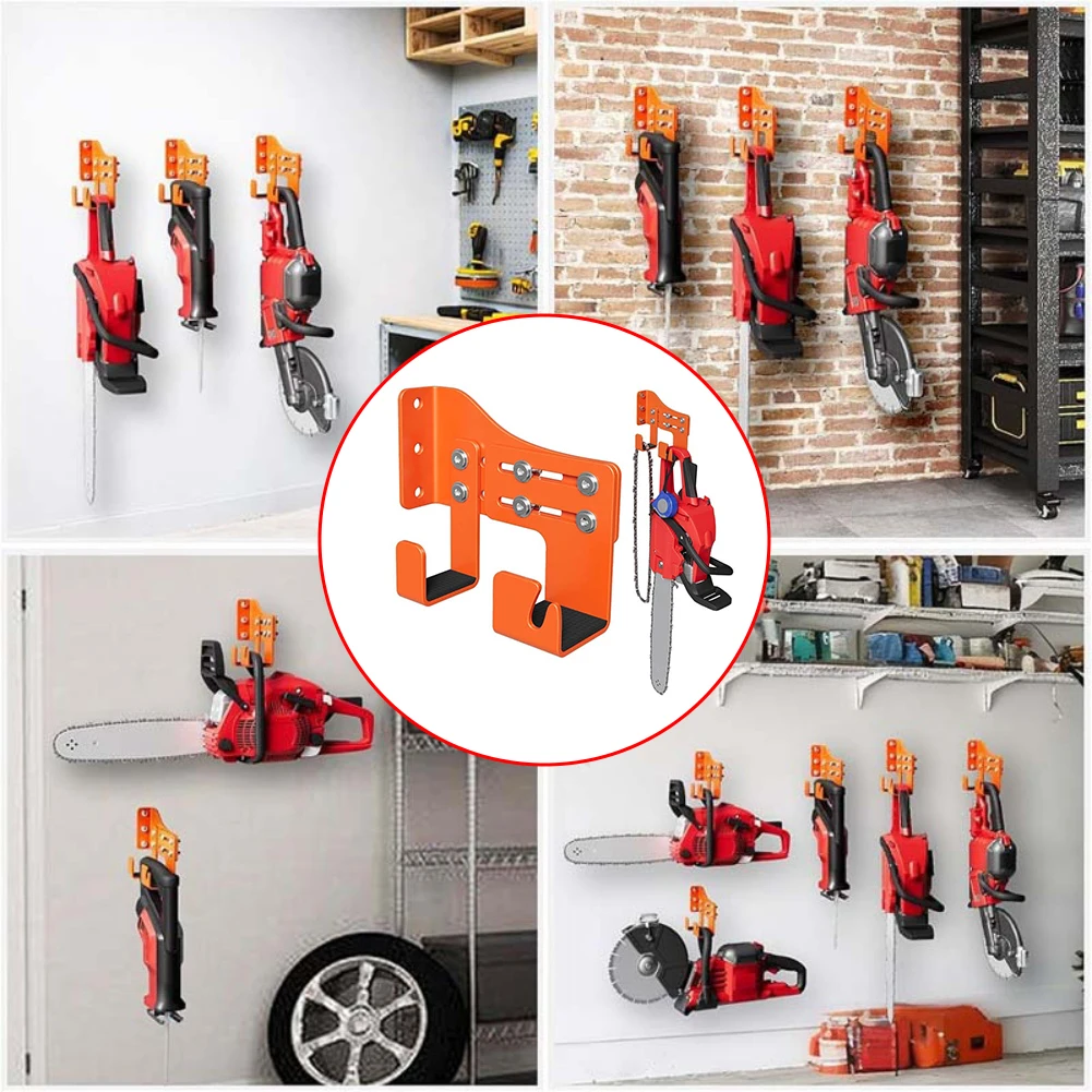 Heavy-Duty Adjustable Chainsaw Wall Mount With Protective Sponge Pads Anti-Slip Hooks Heavy Duty Wall Mount Garage
Heavy-Duty Adjustable Chainsaw Wall Mount With Protective Sponge Pads Anti-Slip Hooks Heavy Duty Wall Mount Garage