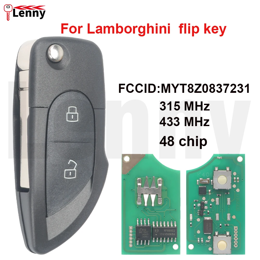 Lenny FCCID:MYT8Z0837231 315/433MHz 48chip PN:4D0837231/231A Cuttable blade HU66 Car smart flip key for Lamborghini Gallardo key
Lenny FCCID:MYT8Z0837231 315/433MHz 48chip PN:4D0837231/231A Cuttable blade HU66 Car smart flip key for Lamborghini Gallardo key