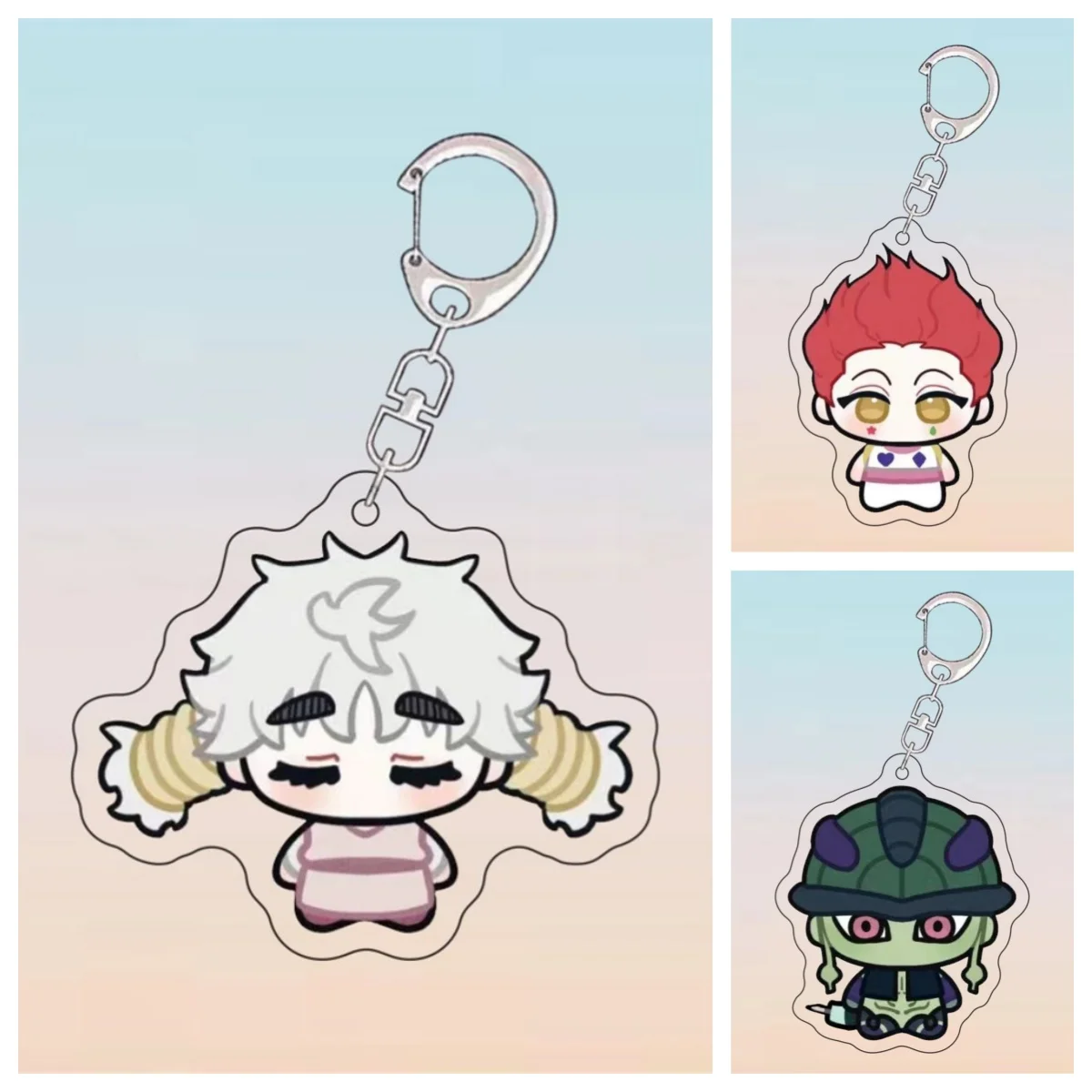 Anime hunter x hunter Acrylic 6cm keychain Model Cosplay Charm Characters Ornament Accessories Goods birthday Collection Gifts
Anime hunter x hunter Acrylic 6cm keychain Model Cosplay Charm Characters Ornament Accessories Goods birthday Collection Gifts