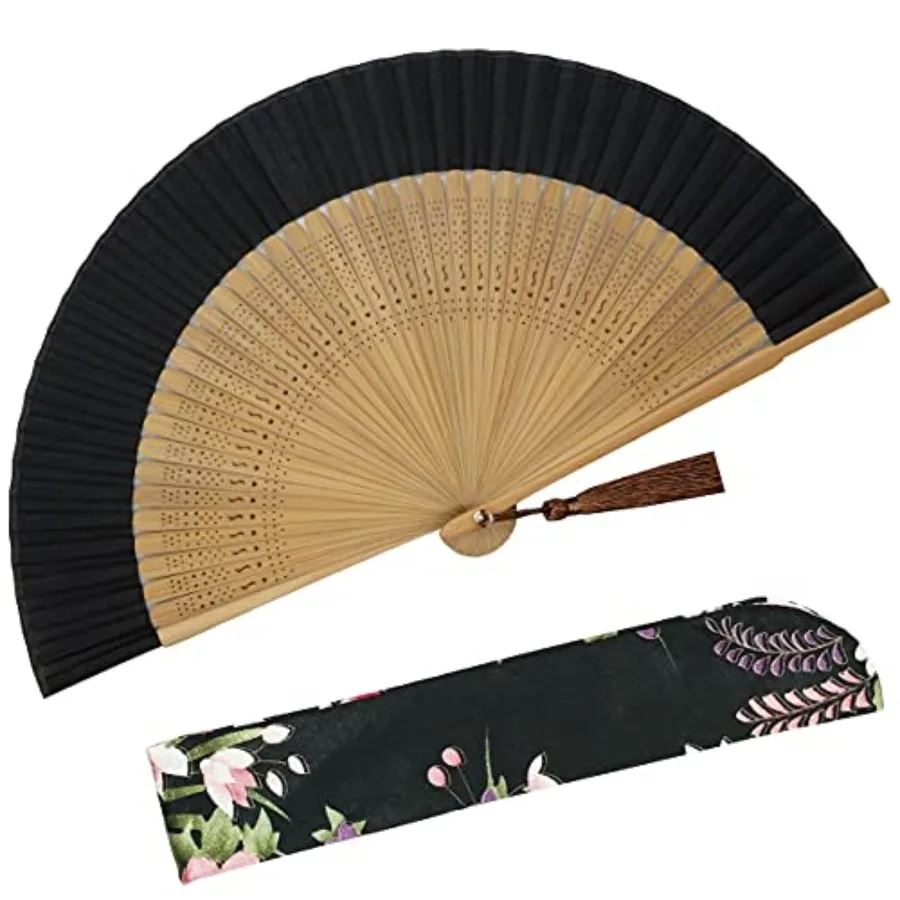 Folding Hand Fan for Women - Foldable Chinee Japanee Vintage ilk Fan - for Hot Flah, Dance, Performance, Decoration, Party, Gif
Folding Hand Fan for Women - Foldable Chinee Japanee Vintage ilk Fan - for Hot Flah, Dance, Performance, Decoration, Party, Gif