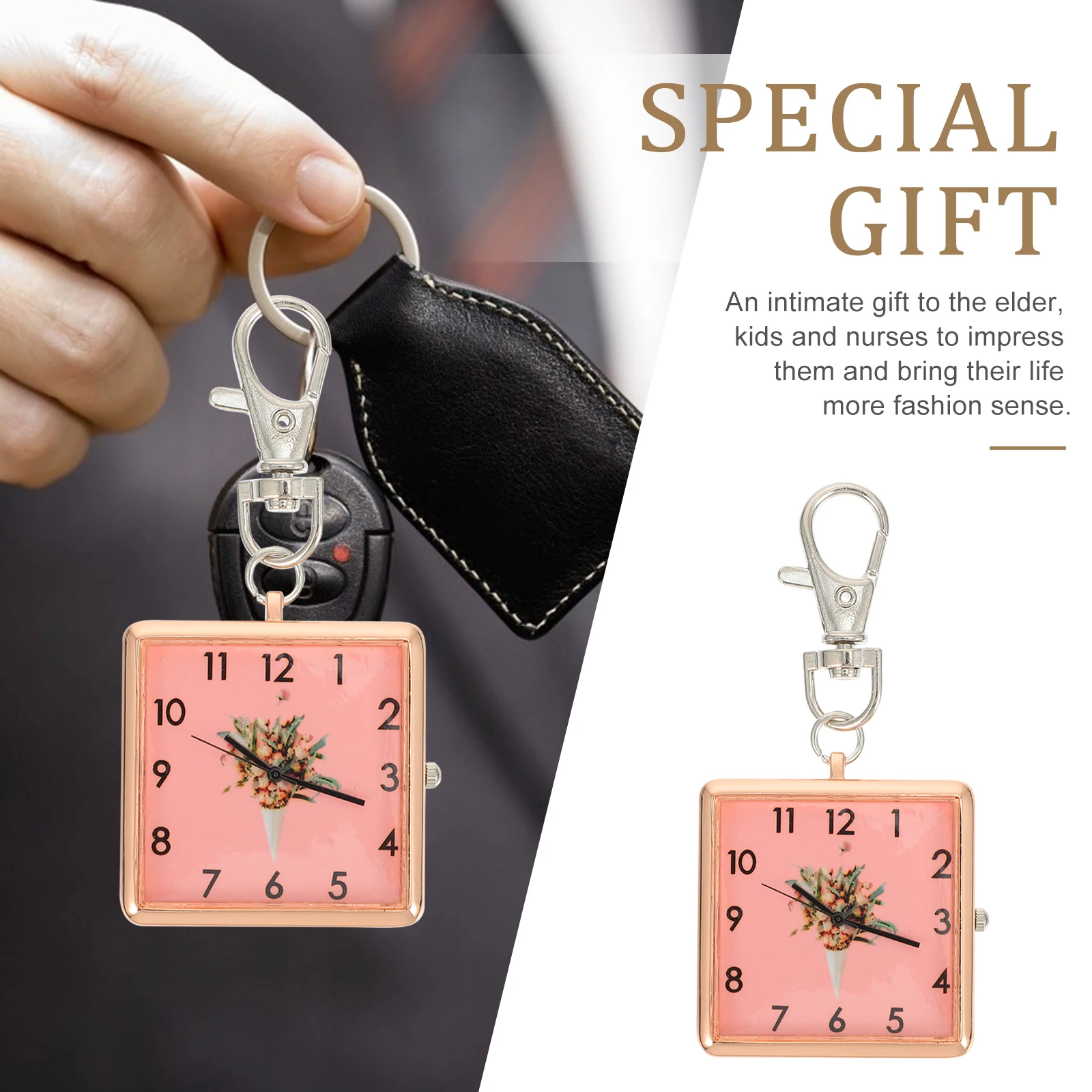Vintage Nurse Pocket Key Ring Buckle For Students Exam Simple Key Chain Hanging Watch Precise Movement Convenient Chest Watch
Vintage Nurse Pocket Key Ring Buckle For Students Exam Simple Key Chain Hanging Watch Precise Movement Convenient Chest Watch