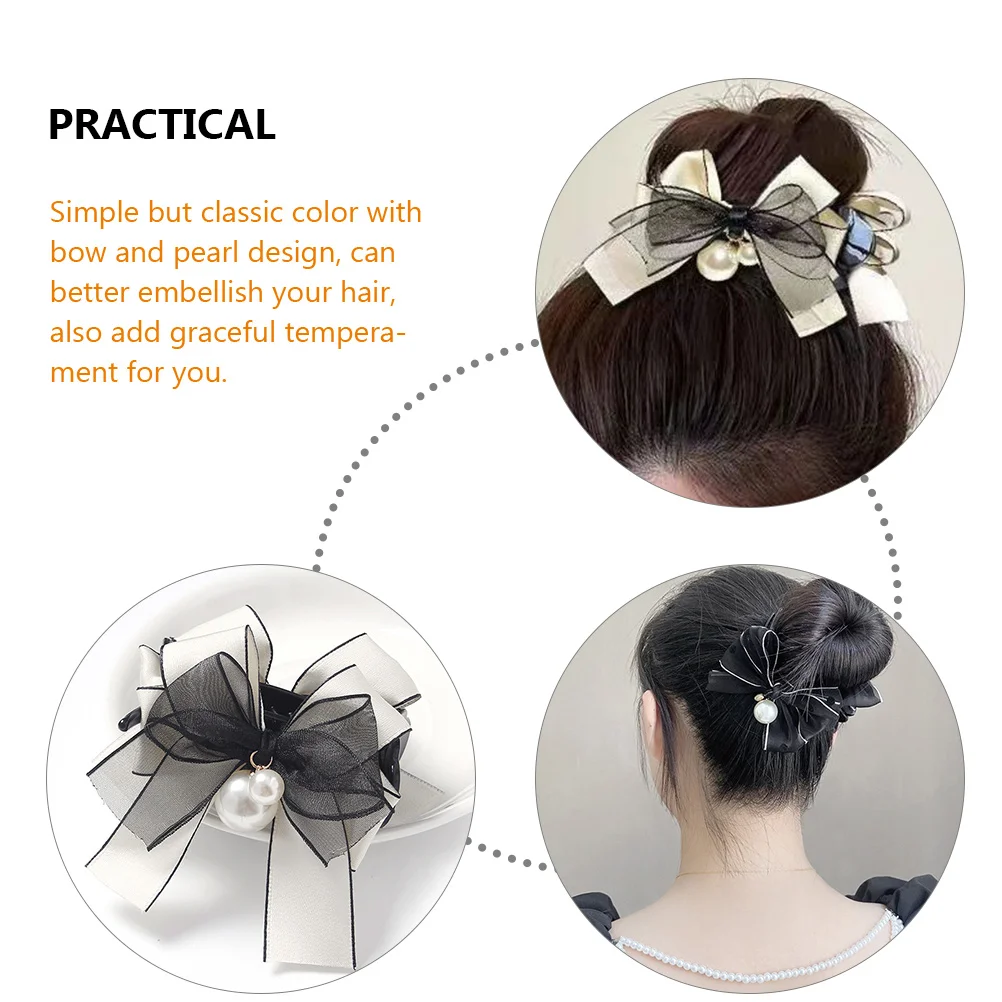 2 Pcs Satin Ribbon Butterfly Hair Claw Clips Pearl Bow Design Durable Premium Materials Suitable Weddings Beach Travel Festivals
2 Pcs Satin Ribbon Butterfly Hair Claw Clips Pearl Bow Design Durable Premium Materials Suitable Weddings Beach Travel Festivals