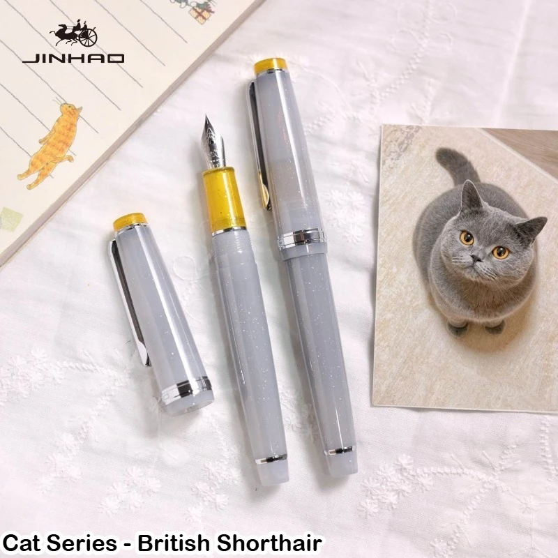 Ручка-фонтан JINHAO 82 серии Limited Edition Pet Cat, EF/F/M, с зажимом из розового золота, для каллиграфии, школьные и офисные принадлежности, канцелярские товары
Ручка-фонтан JINHAO 82 серии Limited Edition Pet Cat, EF/F/M, с зажимом из розового золота, для каллиграфии, школьные и офисные принадлежности, канцелярские товары
