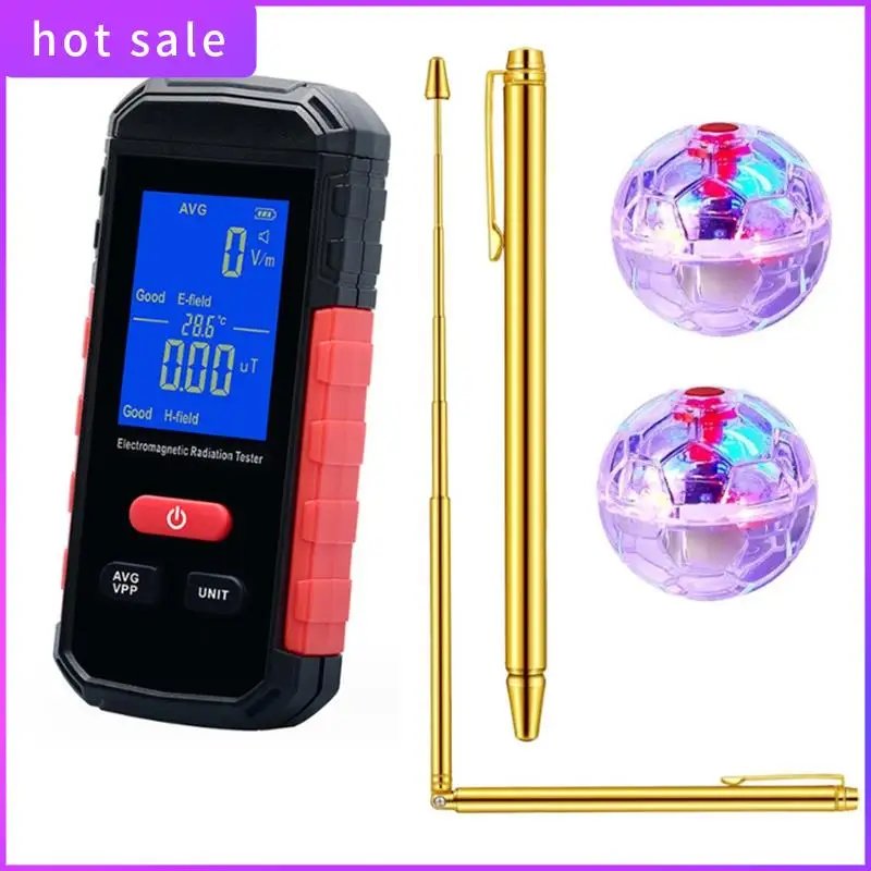 Digital Radiation Dosimeter 2 Pcs Motion Light Up Cat Balls 2 Pcs Copper Dowsing Rods
Digital Radiation Dosimeter 2 Pcs Motion Light Up Cat Balls 2 Pcs Copper Dowsing Rods