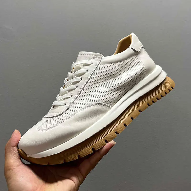 2026 Summer New Men's Soft Leather Breathable Hollow out Casual Shoes Thick Bottom Comfortable Sports Shoes Plain Surface
2026 Summer New Men's Soft Leather Breathable Hollow out Casual Shoes Thick Bottom Comfortable Sports Shoes Plain Surface